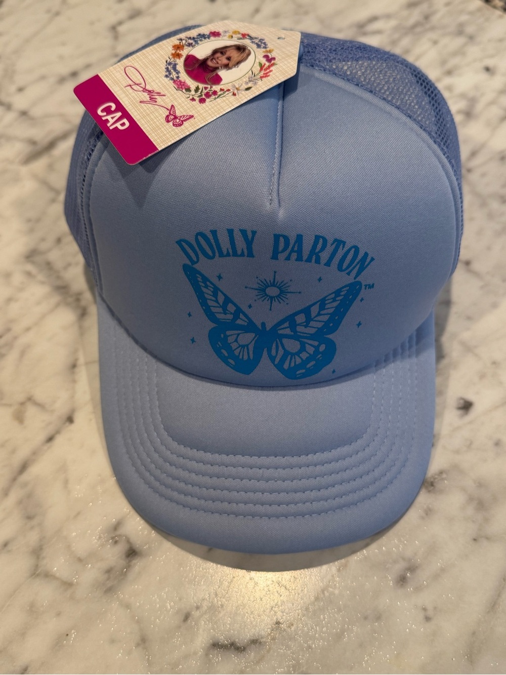 Dolly Parton Butterfly Trucker Cap